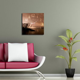 Wallity Msk-39 Reloj Decorativo MDF Multicolor
